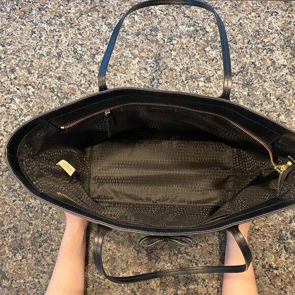 Kate Spade Large Tote (Black, Very Good Condition) - Picture 7 of 8